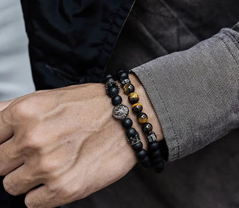 Why a men's stone bracelet is better than a leather one